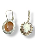 Pendientes Mandile 1922 Mujer Cammei antichi in Plata Conchiglia 2MORCM22 - 2MORCM22